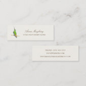 Allen's Hummingbird Mini Visitekaartje (Voorkant / Achterkant)