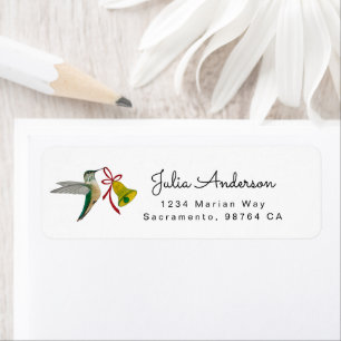 Allen's Hummingbird retouradres Label