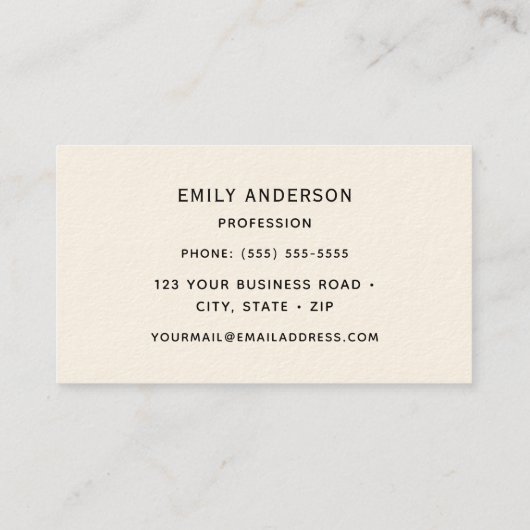 Allen's Hummingbird Visitekaartje (Achterkant)