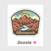 Allenspark, Colorado Sticker (Vel)