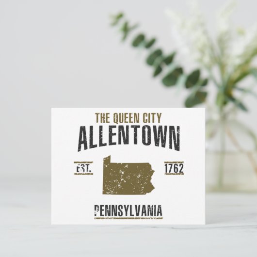 Allentown Briefkaart (Staand voorkant)