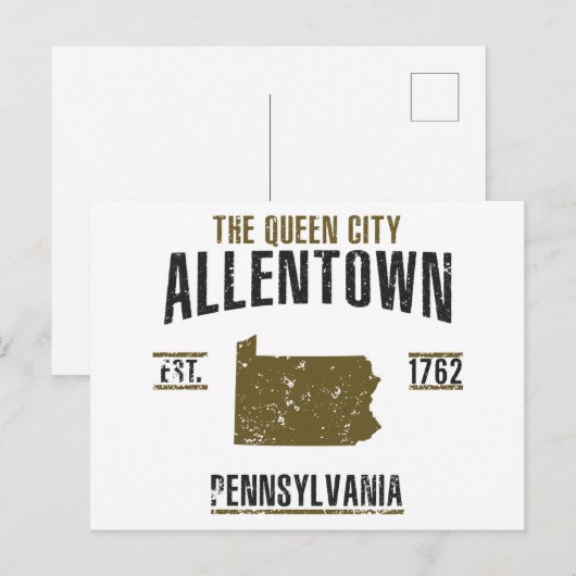 Allentown Briefkaart (Voorkant / Achterkant)