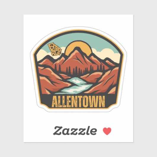 Allentown, Georgia Sticker (Vel)