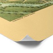 Allentown, PA Panoramic Map - 1879 Poster (Hoek)