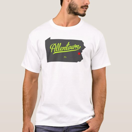 Allentown, PA T-shirt (Voorkant)