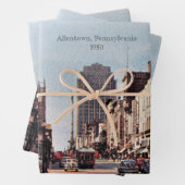 Allentown, Pennsylvania 1950 Inpakpapier Vel (In situ)