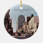 Allentown, Pennsylvania 1950 Keramisch Ornament (Achterkant)
