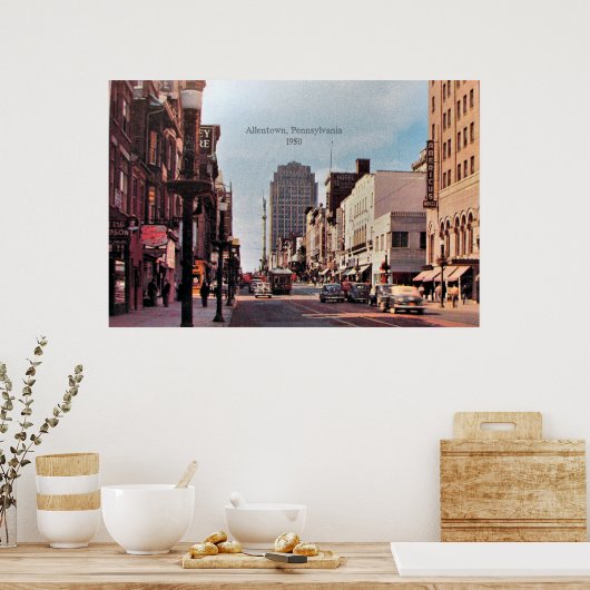 Allentown, Pennsylvania 1950 Poster (Keuken)