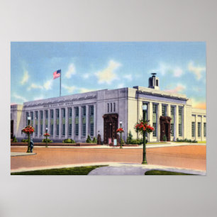 Allentown Pennsylvania Post Kantoor Poster