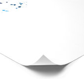 Allentown Pennsylvania Skyline Blue Perfect Poster (Hoek)