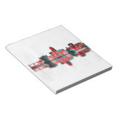 Allentown Pennsylvania Skyline Notitieblok (Schuin)