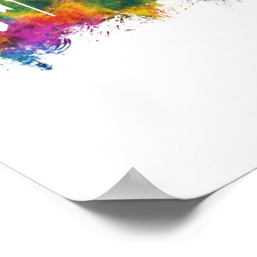 Allentown Pennsylvania Skyline Poster (Hoek)