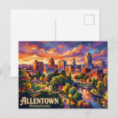 Allentown USA Briefkaart (Voorkant / Achterkant)