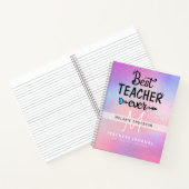 ALLERBESTE LERAAR Ooit Monogram Journaal Bedankt Notitieboek (Binnen)