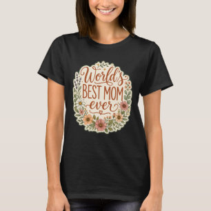 Allerbeste Moeder Ooit Bloemetuin Moederdag T-shirt
