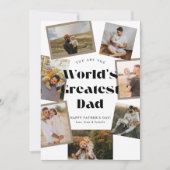Allerbeste Papa 7 Foto Vaderdag Kaart (Voorkant)