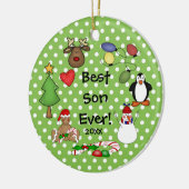Allerbeste Zoon Ooit Kerst Ornament (Links)