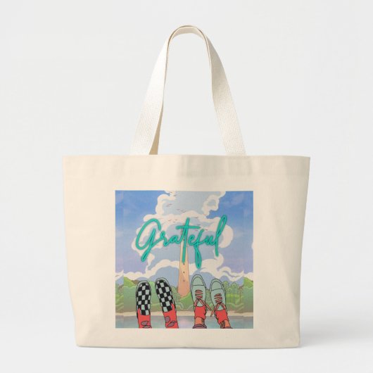 Allerdaagse Essentials Tote-collectie Grote Tote Bag (Voorkant)