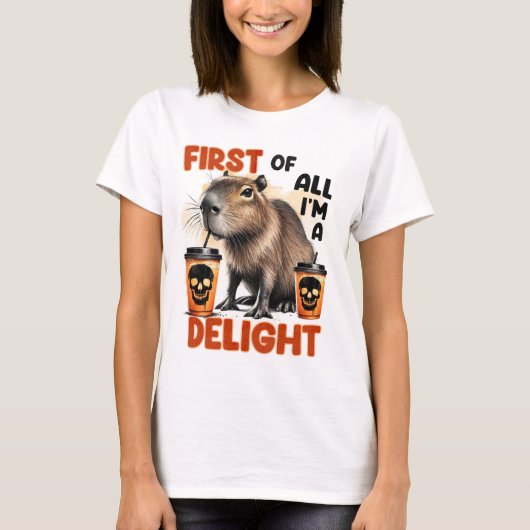Allereerst ben ik. Delight  T-shirt (Voorkant)
