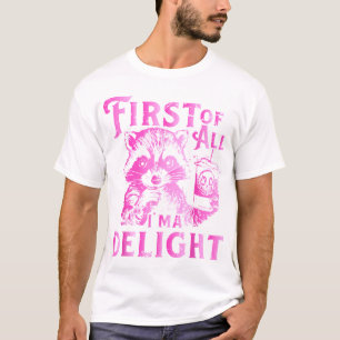 Allereerst ben ik een charmante wasbeer t-shirt