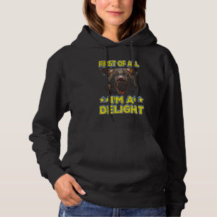 Allereerst ben ik een genot, Feral Possum, Funny S Hoodie