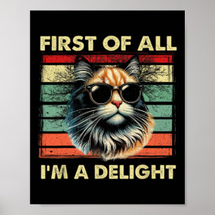 Allereerst Ben Ik Een Genot Poster