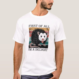 Allereerst ben ik een genot t-shirt