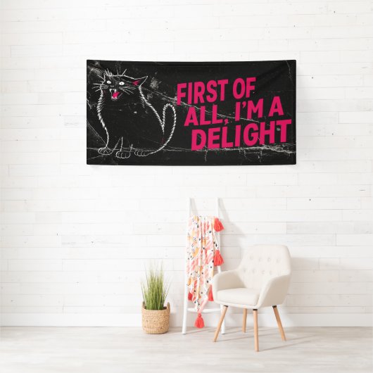 Allereerst Ben Ik Een Verrukkelijke Brullende Zwar Spandoek (Insitu)