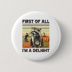 Allereerst ben ik een verrukkelijke jaren 90 Herf Ronde Button 5,7 Cm