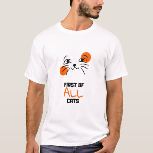 Allereerst de kat t-shirt