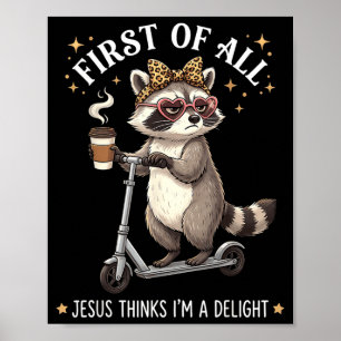 Allereerst Denkt Jezus Dat Een Aangenaam Grappige Poster