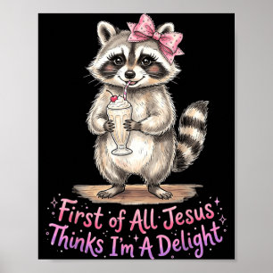 Allereerst Denkt Jezus Dat Een Genoegen Grappige W Poster