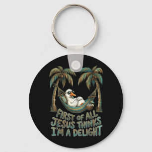 Allereerst Denkt Jezus Dat Een Genotelijke Gans Ku Sleutelhanger
