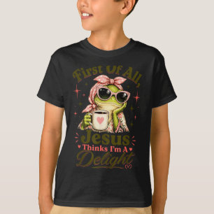 Allereerst Denkt Jezus Dat Een Genotelijke Kikker  T-shirt