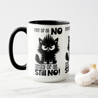 Allereerst, Geen Grappig Kattenliefhebber Cadeau Mok