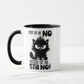 Allereerst, Geen Grappig Kattenliefhebber Cadeau Mok