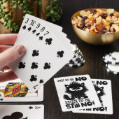 Allereerst, Geen Grappig Kattenliefhebber Cadeau Pokerkaarten (Insitu)
