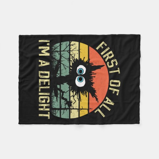 Allereerst i39m een heerlijke sarcastische boze ka fleece deken (Voorkant (Horizontaal))