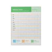 Allergen Intro Tracker US Notitieblok (Linkerzijde)