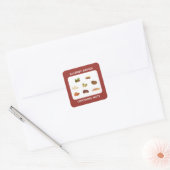 Allergie advies - Bevat noten Sticker (Envelop)