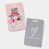 Allergie-alert Badge (Voor- en achterkant)