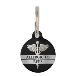 Allergie alert DIY allergisch voor ZILVER caduceus Huisdierpenning