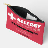 Allergie Alert Epinefrine Inside Custom Emergency Etui (Open)