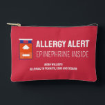 Allergie Alert Epinefrine Medicatie Kinder Etui<br><div class="desc">Allergie Alert Epinefrine Medicatie Kinder tas. Aanpassen met naam en/of met allergieën voor tekstvermeldingen. Merk op dat het epinefrine-apparaat zich in de zak bevindt. Kinderen kunnen hun eigen veilige snacks en/of medicijnen meenemen. Design van Lil Allergy Advocates www.lilallergyadvocates.com</div>