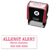 Allergie Alert Gepersonaliseerde Kinder Basic Zelfinktende Stempel (In situ)
