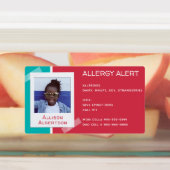 Allergie Alert Kinder Foto Medische Noodopvang Labels (Aangebracht)