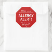 Allergie-alert stickers (Tas)