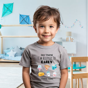 Allergie Awareness T-shirt Melkallergie Alert