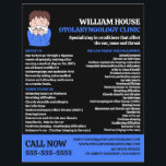 Allergie Design, Otolaryngoloog, Otolaryngologie Flyer<br><div class="desc">Allergieontwerp,  otolaryngoloog,  otolaryngologie Klinisch Adverteren brochures door de Visitekaartje winkel.</div>