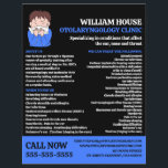 Allergie Design, Otolaryngoloog, Otolaryngologie Flyer<br><div class="desc">Allergieontwerp,  otolaryngoloog,  otolaryngologie Klinisch Adverteren brochures door de Visitekaartje winkel.</div>